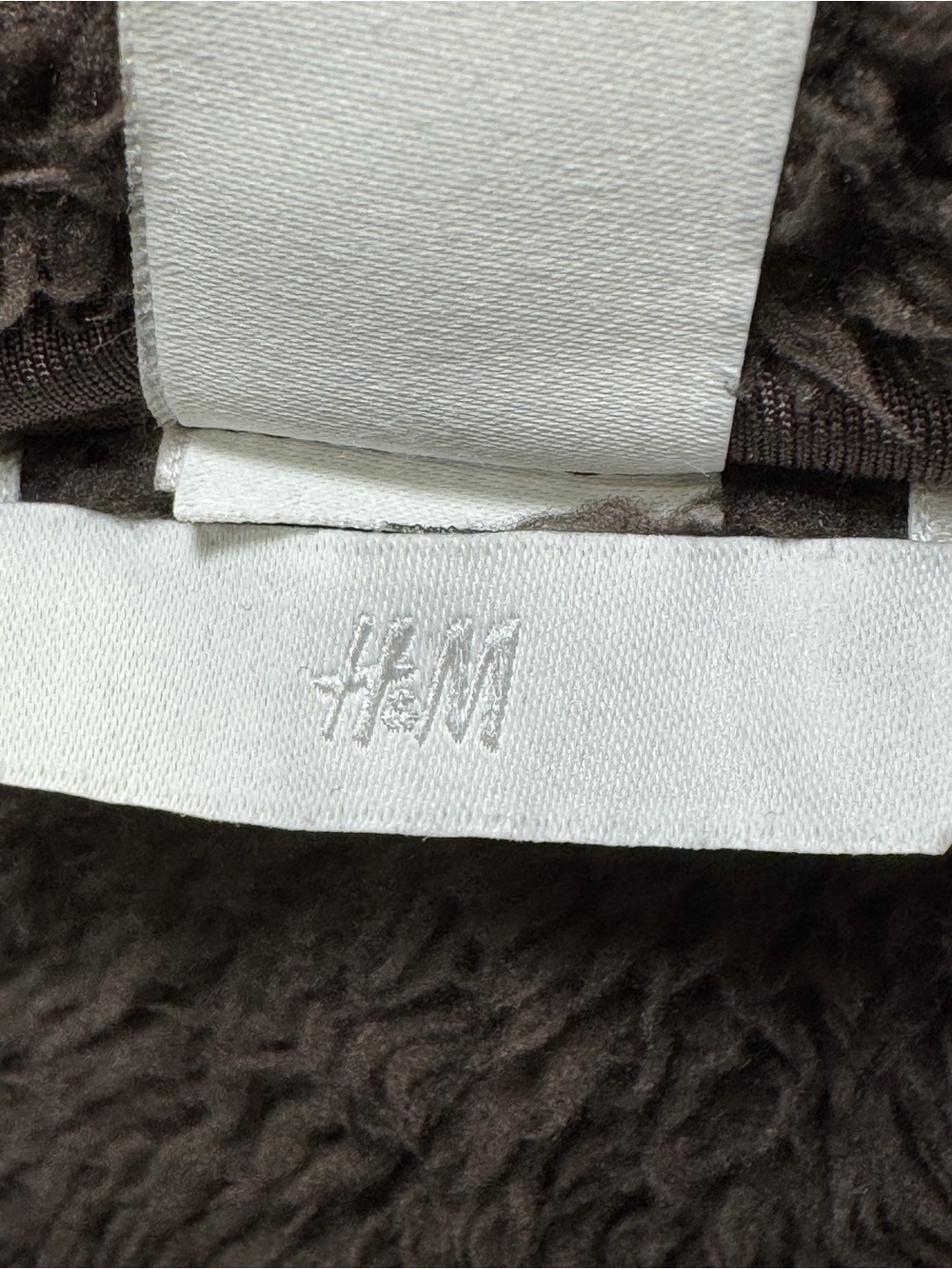 H&M Teddy Sherpa Jacket - Dark Brown - Picture 4 of 6